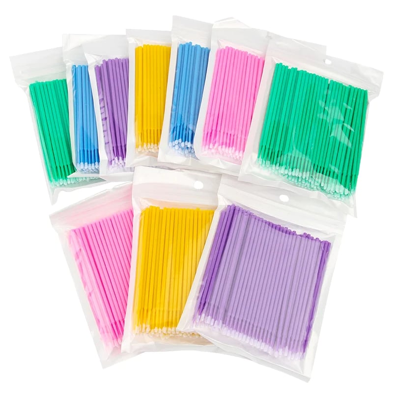 Cosmetic Micro Brush (100pcs)