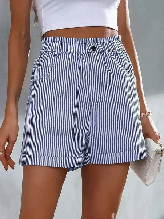 🔥49% OFF🔥Loose Casual Striped Shorts