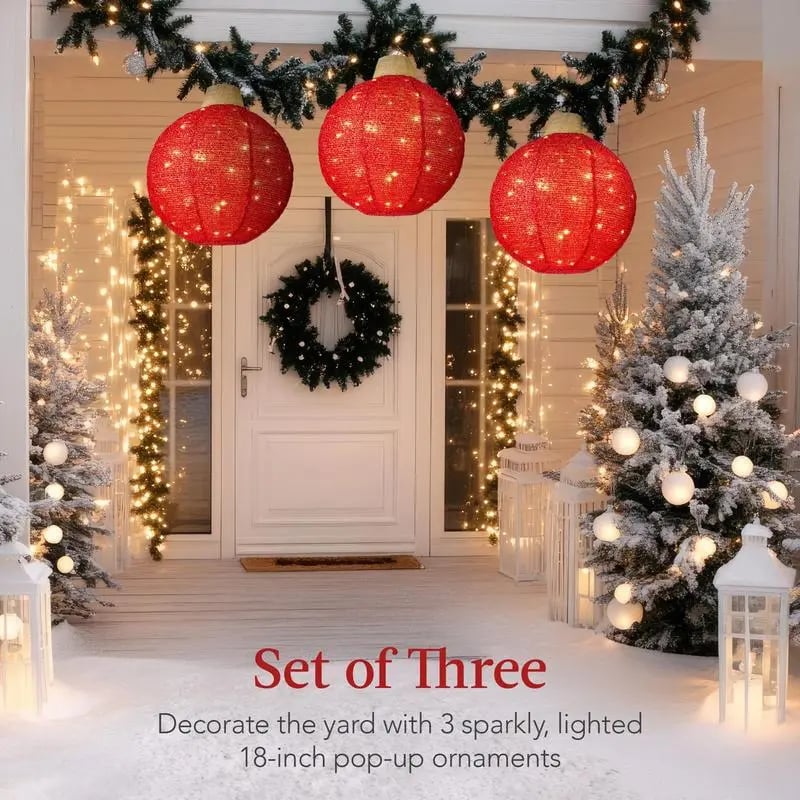 🎁🔥Hanging Pop-Up Outdoor Christmas Ornaments