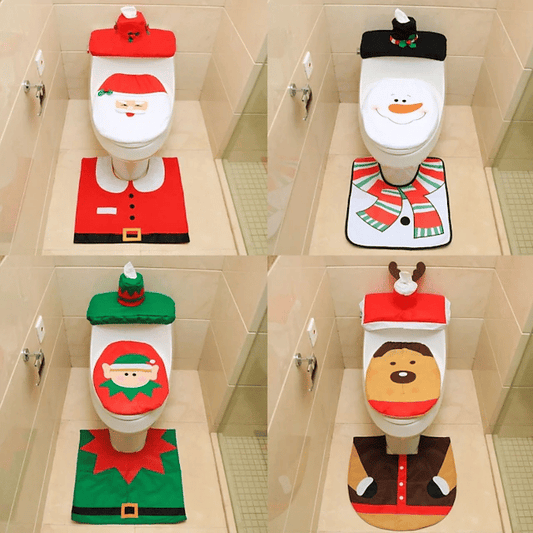 🎄 Santa Toilet Cover