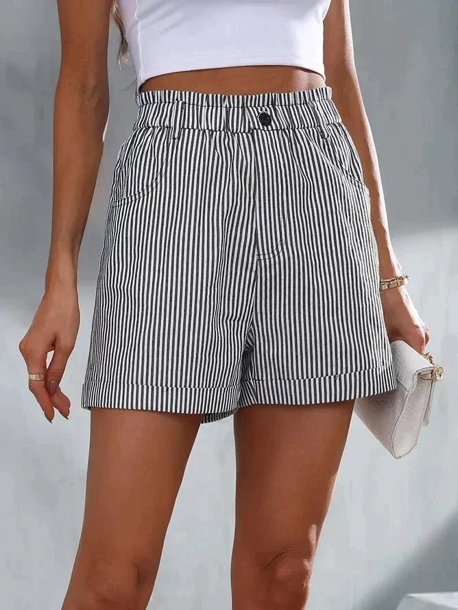 🔥49% OFF🔥Loose Casual Striped Shorts